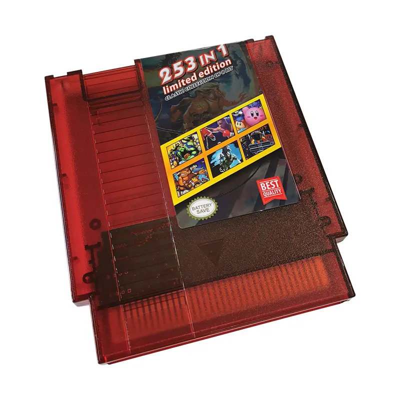 

253 in 1 NES Remix 8-Bit Super Game Cartridge NES Classic 72P PAL NTSC Game