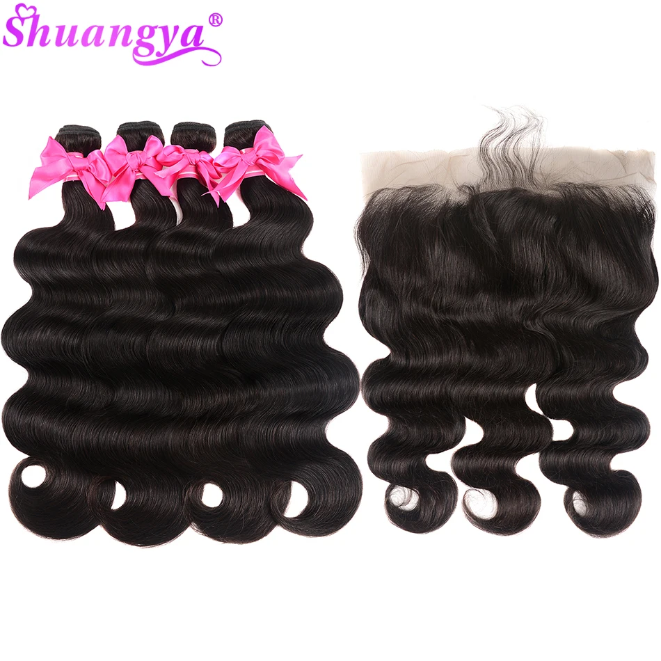 Малазийские волнистые пучки с фронтальной шнуровкой от уха до фронтальные