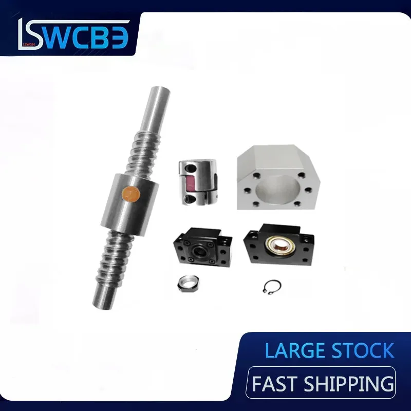 Высокоточный шариковый винт прямая гайка SFU1204 SFU1605 SFU1610 SFU2525 обработка с обеих