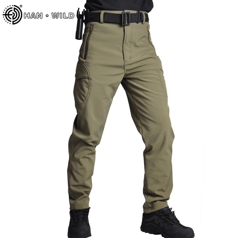 

Outdoor Mens Tactical Pants Shark Skin Soft Shell Warterproof Pants Military Trousers Men Cargo Pants Casual Combat Joggers