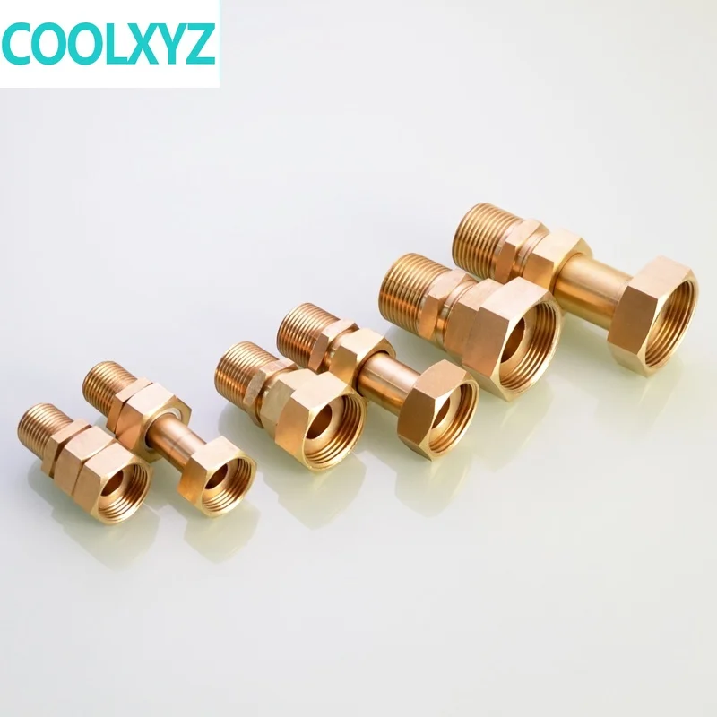 Медное соединение выдвижное от 1 до 3/4 дюймов дюйм счетчика воды внутри и снаружи