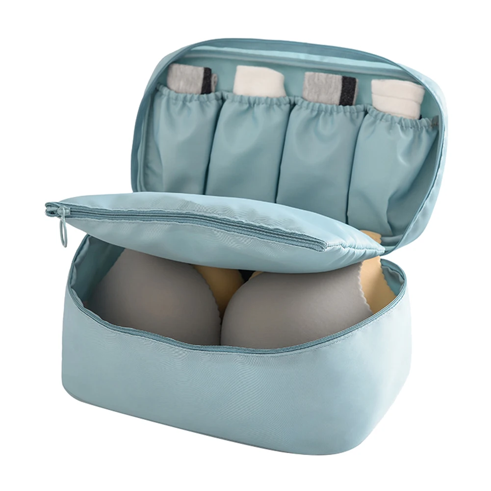 Портативная сумка для хранения бюстгальтеров двухсторонний саржевый водонепроницаемый бюстгальтер нижнее белье носки сумки для хранения путешествия Органайзер Сумка Чехол