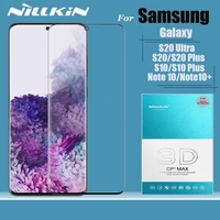 for samsung galaxy s20 s10 s9 plus s10e s21 ultra glass screen protector nillkin 3d full cover tempered glass note 20 ultra 10
