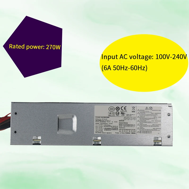 Подходит для шасси серии 633193-001 633195-00 S5 оригинальный HP PCA222 PCA227 PS-6271-7 Compute Power Spply |