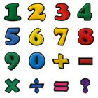 1 шт. ПВХ Симпатичные Красочные номер и символами Броши подойдет шляпа одежда сумки украшения подарок для детей, модные ювелирные изделия, аксессуары