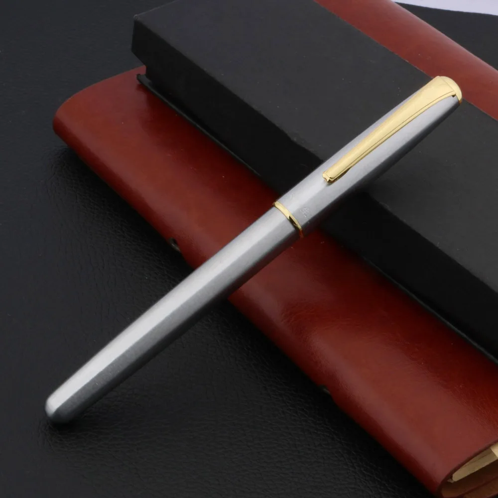 Классическая золотая ручка из нержавеющей стали для офиса|Перьевые ручки| |