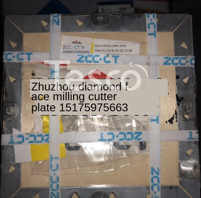 

Diamond numerical control face milling cutter FMA01-125-B40-SE12-08 with SEET12T3 blade