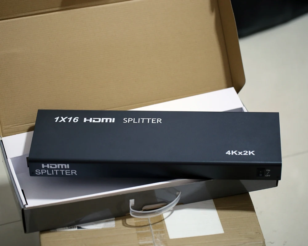 1X16 HDMI сплиттер распределитель видео преобразователь 4K 3D HD 1080P 10 12 16 многоэкранный