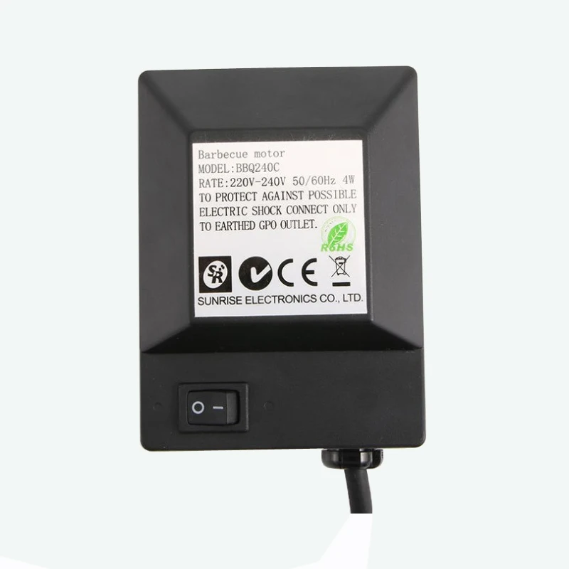 

220V EU Plug Grill Motor Speed 3RPM Barbecue Accessories Indoor And Outdoor Picnic BBQ Tools With On/Off Switch