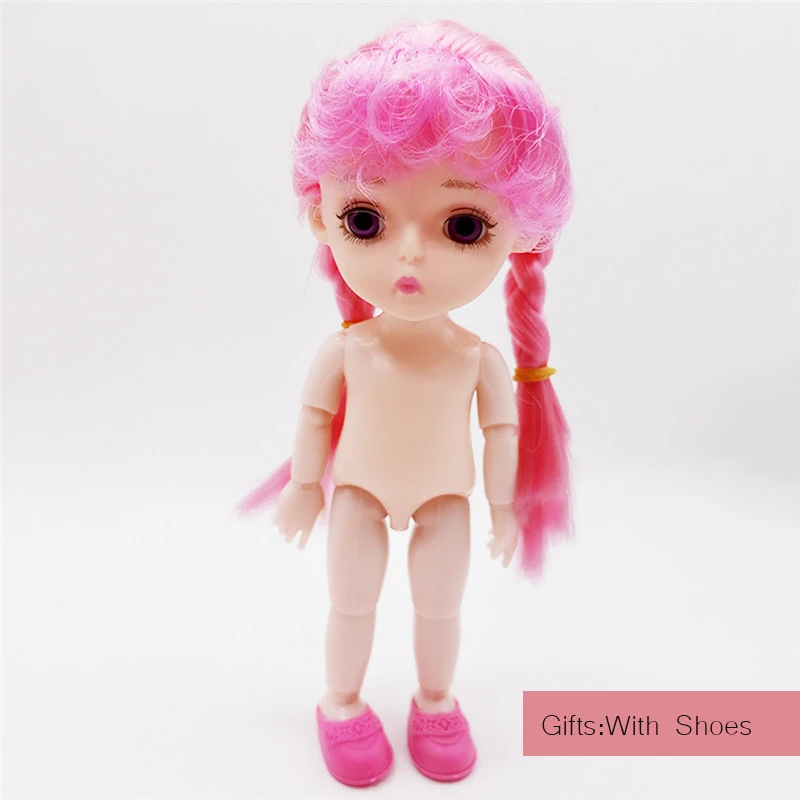 F Doll 1/12 BJD куклы 13 шарниров DIY наряды Прекрасная принцесса куклы игрушки ручной работы оригинальные куклы для девочек игрушки для детей подарки на день рождения - Цвет: F Doll