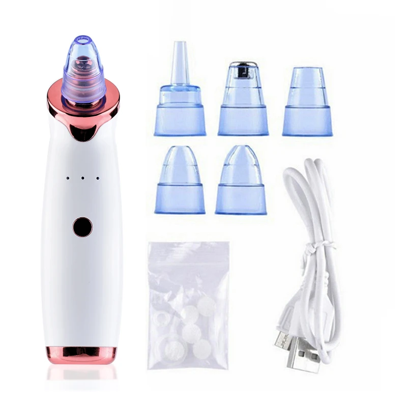 Option1 В черный горошек для девочки, вакуум для Acne Электрический инструмент для удаления чёрных точек для чистки лица глубокой очистки пор Красота уход Удаление прыщей инструмент - Цвет: Option1