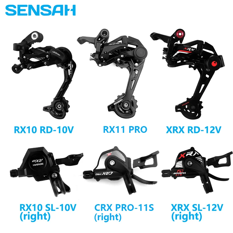 

SENSAH MTB Bike Derailleurs RX10 1x10 RX Pro 11 XRX 1x12 Speed Trigger Shifter Rear Derailleurs 10/11/12s for M6000 M8000 M9100