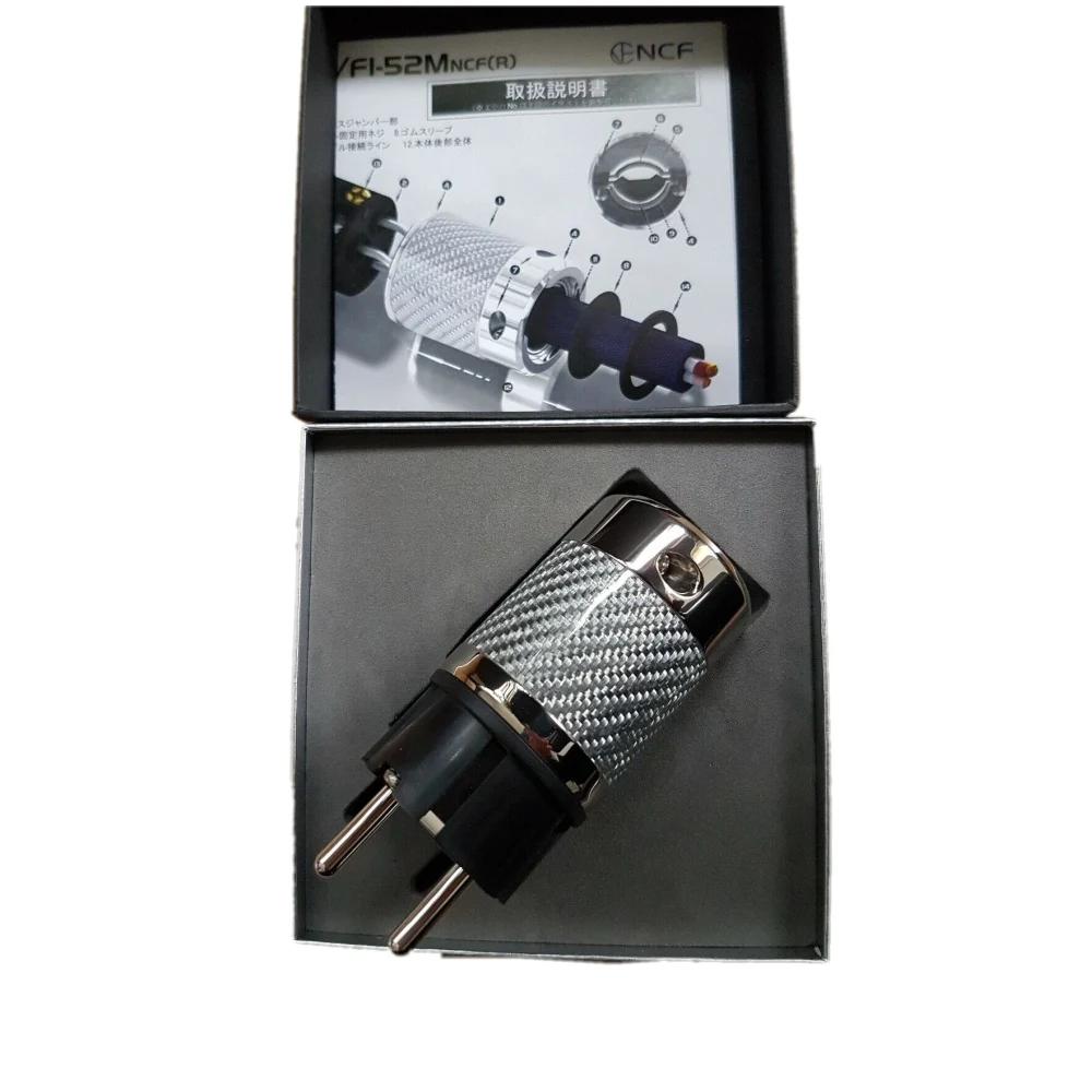 HiFi Schuko Plug Furutech FI-E50 / FI-50 (R) NCF адаптер питания родиевый высококачественный корпус 15A