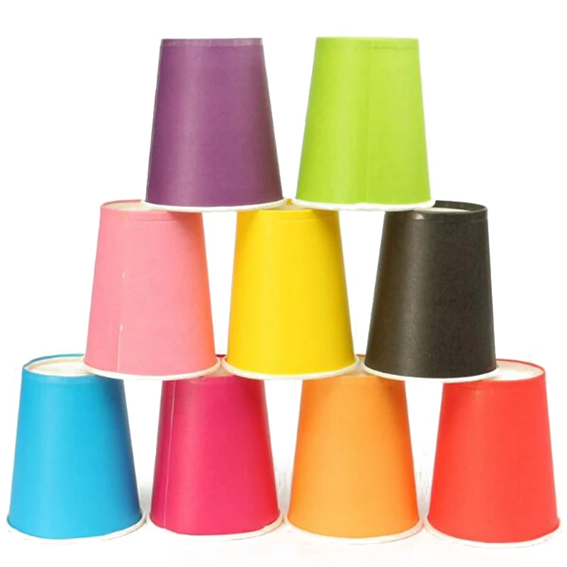 20 шт. одноразовые толстые бумажные стаканчики пищевого класса экологически