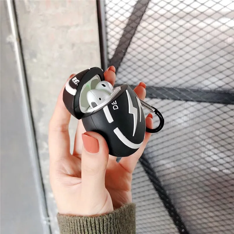 3D мультфильм аниме крутой дизайн мягкий чехол для наушников s Apple Airpods 1/2 Vogue Мягкий
