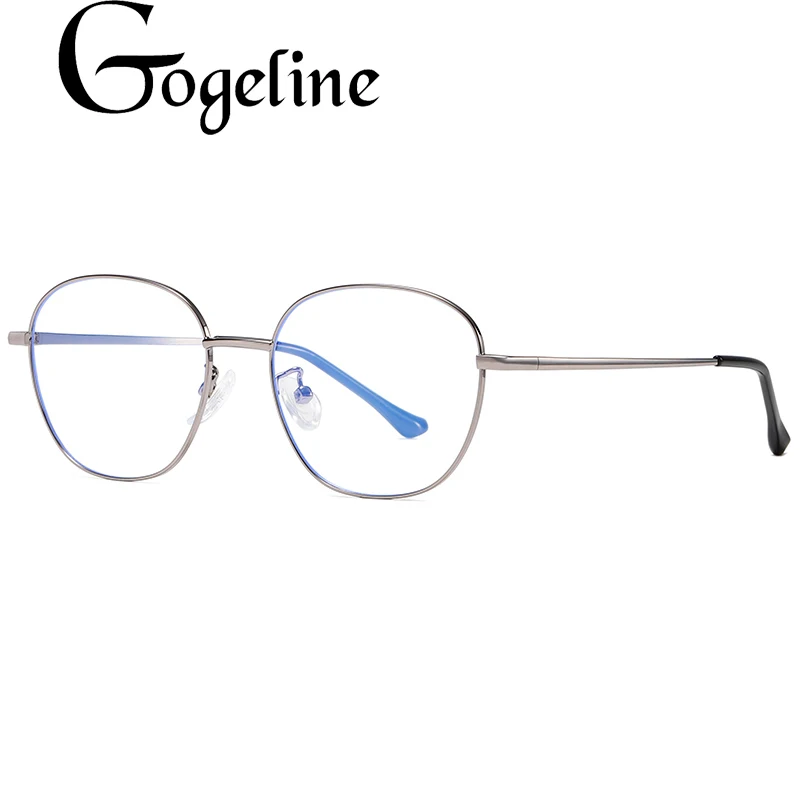 

Anti Blue Light Glasses Computer Alloy Frame Blocking Filter Reduces Digital Eye Strain Clear Regular Gaming Goggles Eyewear