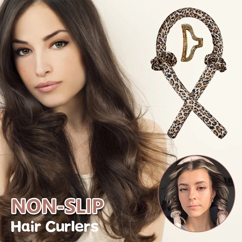 

Heatless Curling Rod Curls Silk Ribbon Hair Rollers Sleeping Soft Headband Wave Rod Headband Lazy Curler Set Make Hair Soft