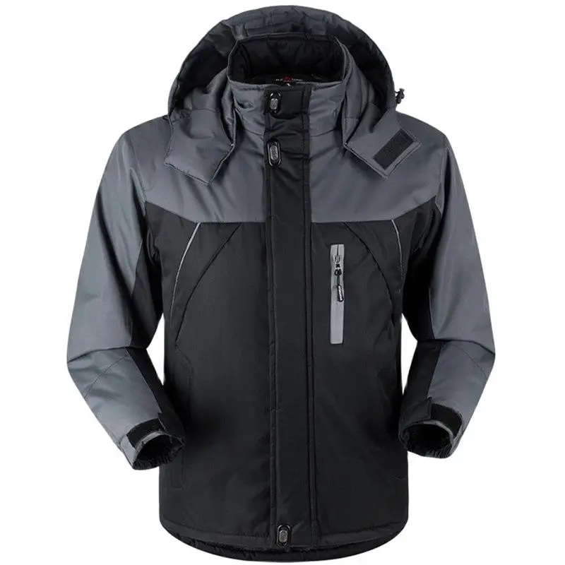 Winter Parka Men Plus Velvet Warm Windproof Coats Mens Military Hooded Jackets Casaco Masculino Casacos Men's Outwear Overcoat