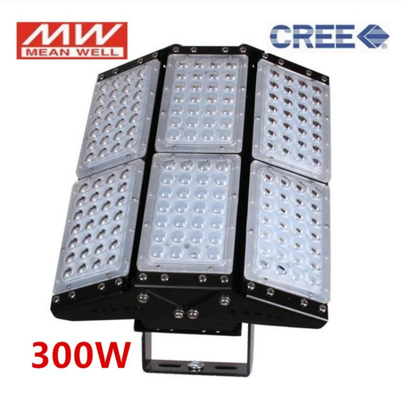 Промышленный светодиодный чип CREE + прожектор Meanwell 100 Вт 150 200 300 500 светодиодные