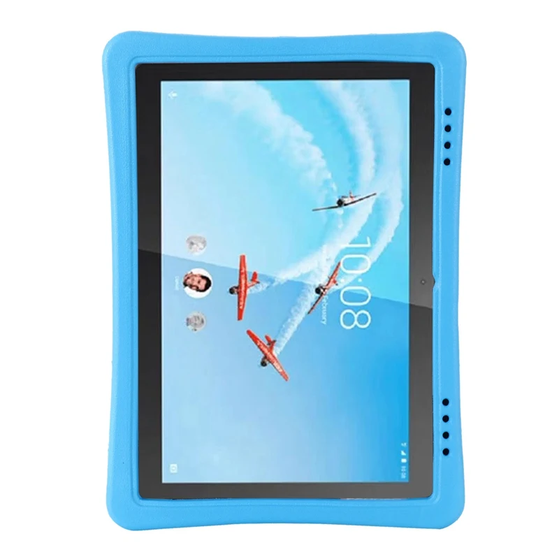 

Bracelet Stand Holder Kids Case for Lenovo Tab E10 Cover 10.1" Eva Shockproof Kids Tablet Stand Cover Hand-held Fundas Capa