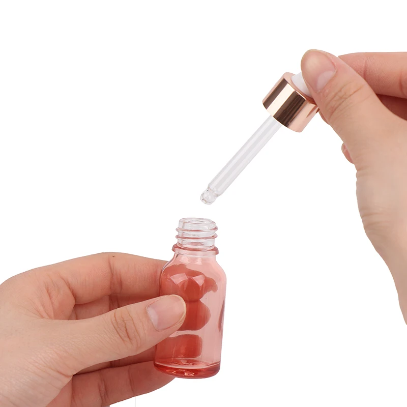 

5-100ml Tubes Glass Dropper Bottles Essential Oil Pipette Refillable Bottles