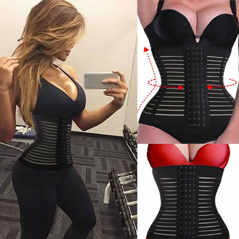 Воздухопроницаемый корсет для талии тренажер фитнеса утягивающий спортивный