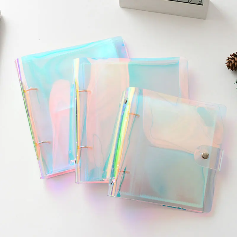 

3/4/5/6 Inch PVC Photos Album Transparent Colorful Laser Instax Film Shiny Name Card holder Bag Business Card Pocket Card Holder