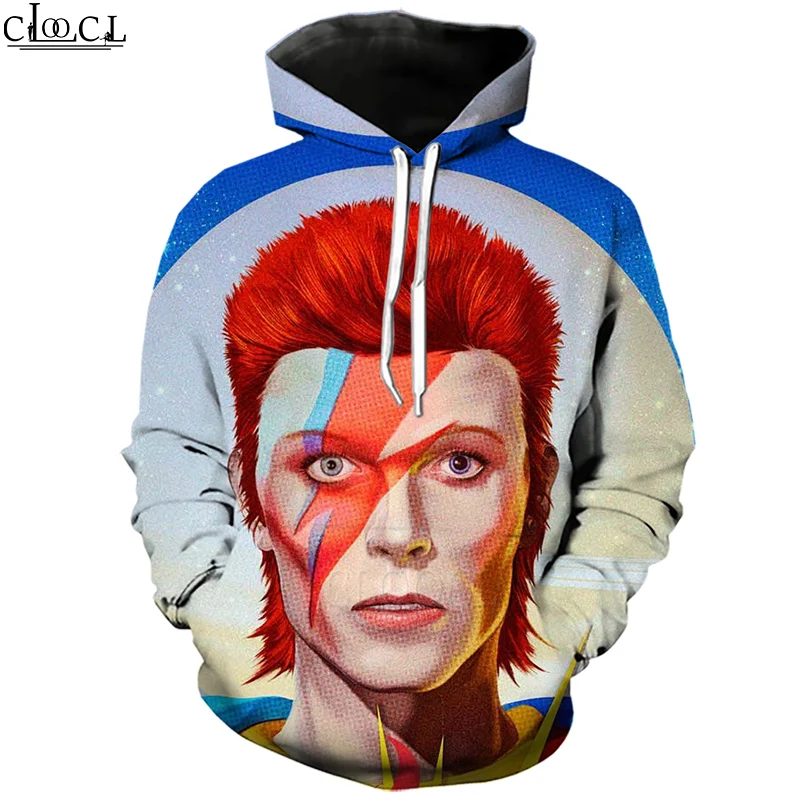 

HX Rock Popular Singer David Bowie 3D Print Hoodie Men Women Tracksuit Pullover Fashion Casual Autumn Hoodies Drop Shipping
