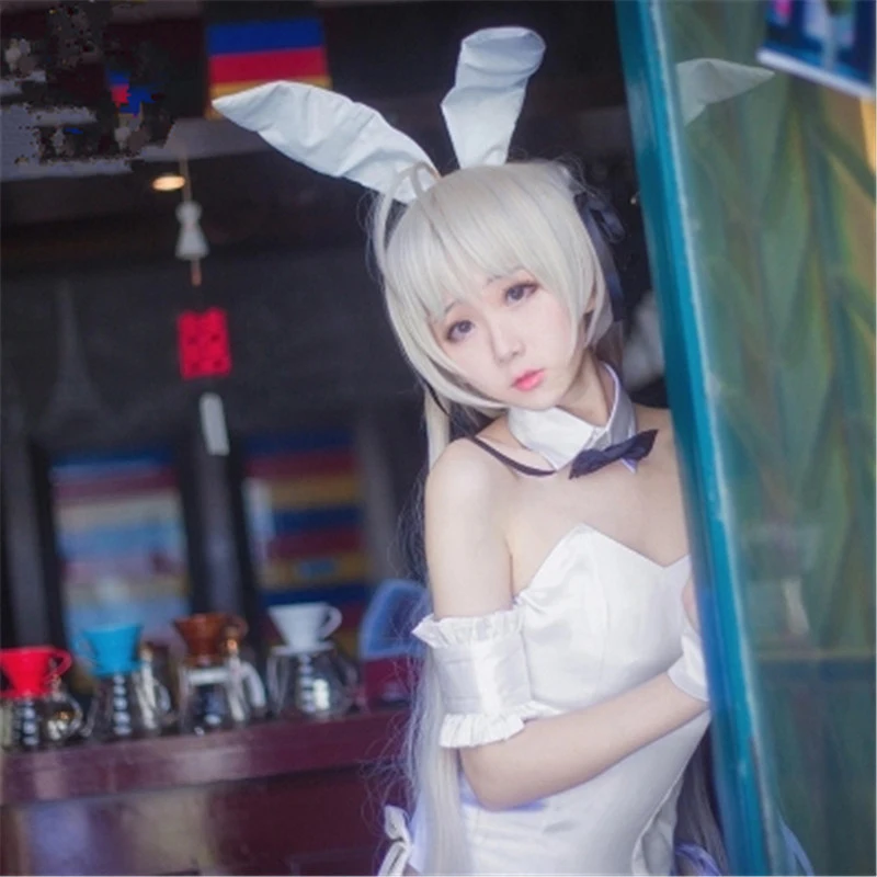 Аниме Yosuga No Sora костюм для косплея Kasugano сексуальный Банни Хэллоуина