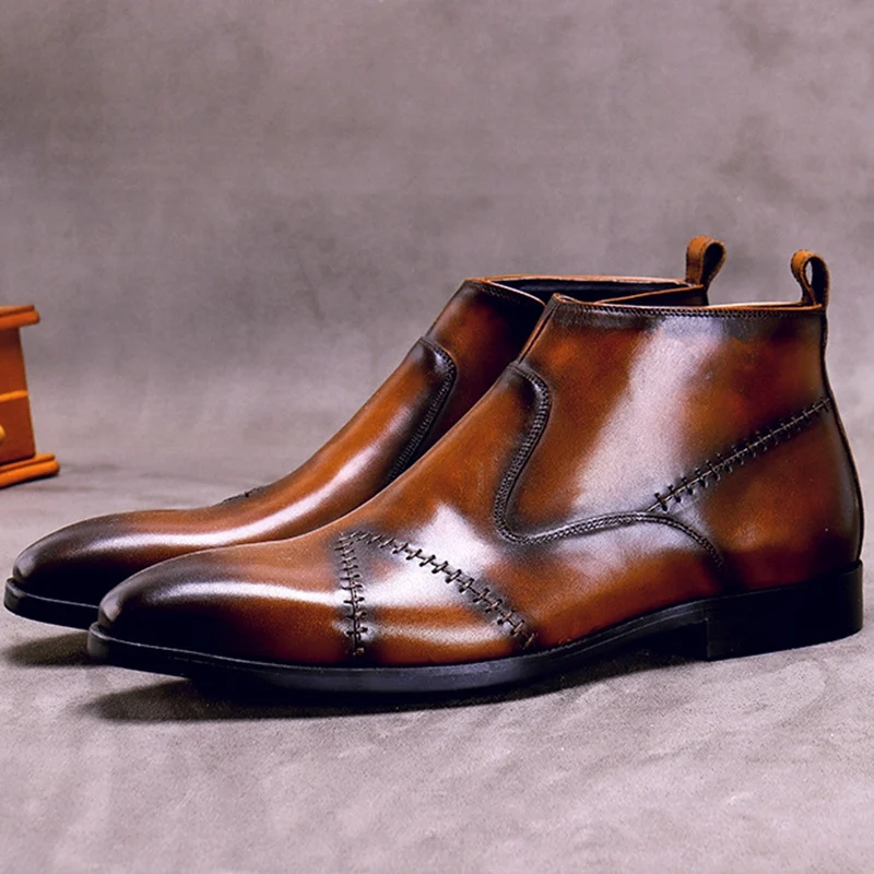 От итальянского дизайнера мужское портмоне из натуральной кожи ручной работы