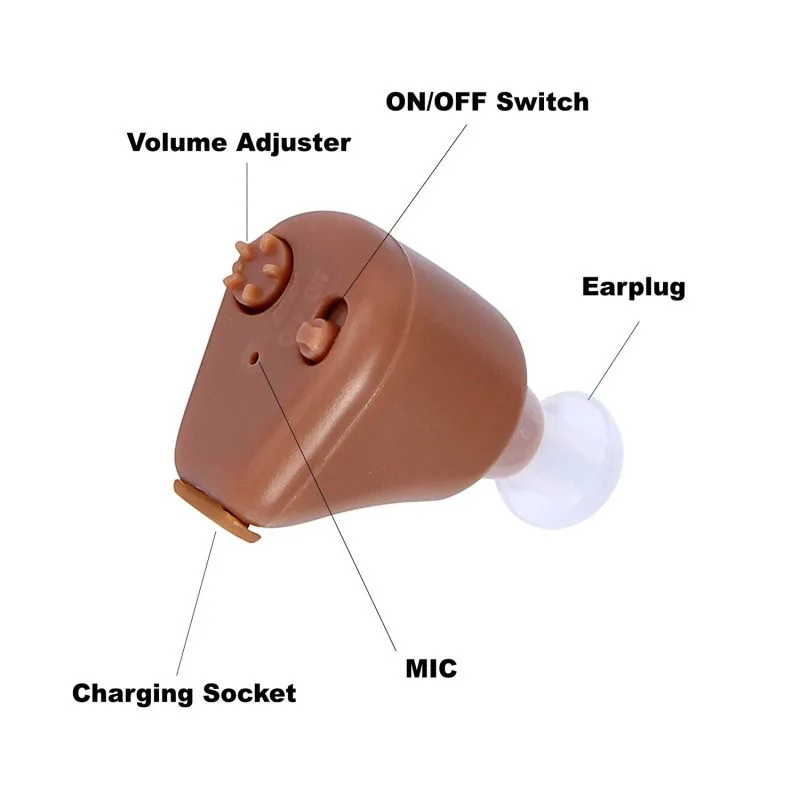 K 88 слуховой аппарат перезаряжаемый мини усилитель звука невидимый для пожилых
