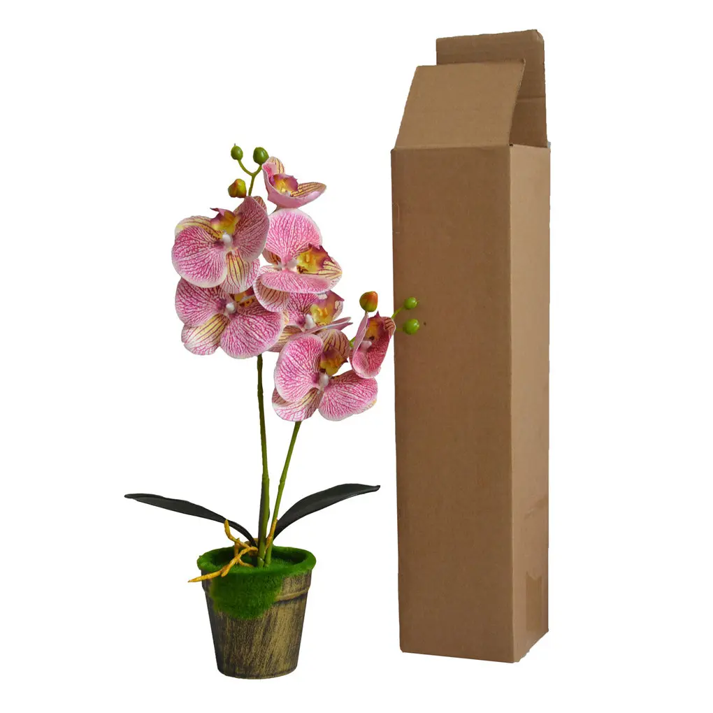 Искусственное растение фаленопсис имитация ткани цветок украшение для вечерние