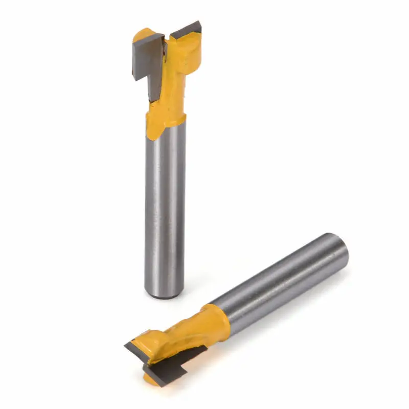 

Carbide Router Bit Yellow For solid wood T-Slot T-Track Slotting Router Bit