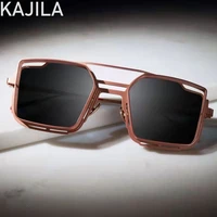 square gothic steampunk sunglasses men 2022 new trend punk sun glasses for women fashion vintage shades oculos de sol uv400