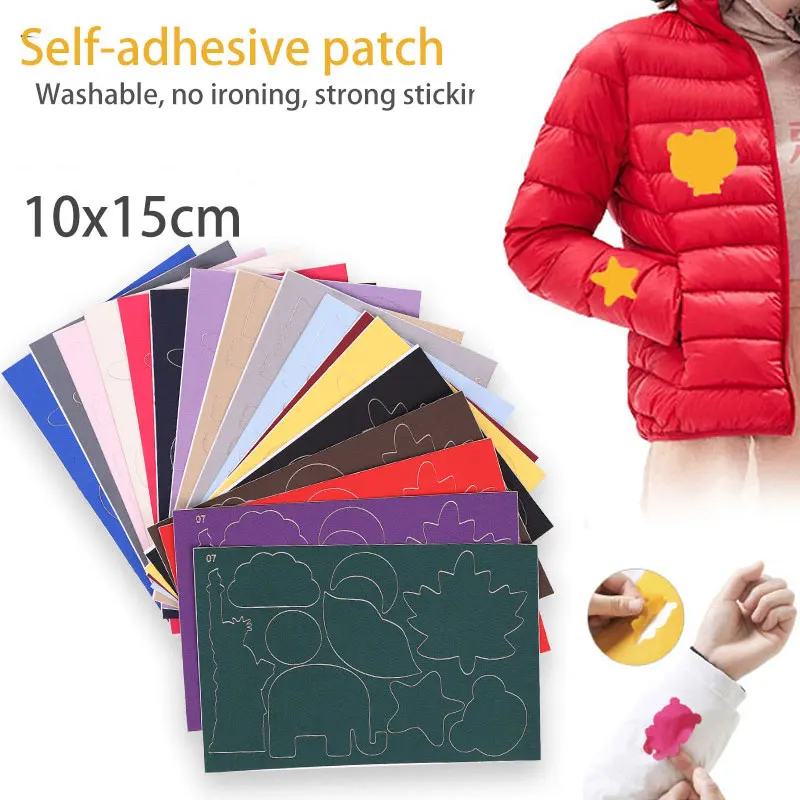 

10x15cm Cut-free Label Patch Sticker Washable Hole Repair Self Adhesive Patches on Down Jackets Clothes for Tent Rainproof Patch