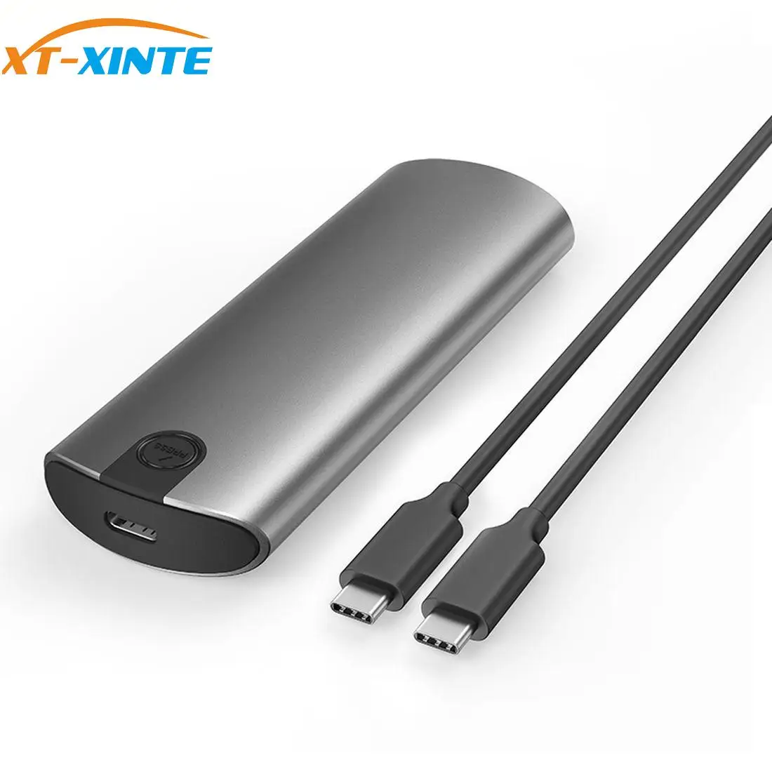 

XT-XINTE M2 SSD Case for NVME for NGFF Enclosure M.2 to USB Type C SSD Adapter for NVME PCIE for NGFF SATA M/B Key SSD Disk Box