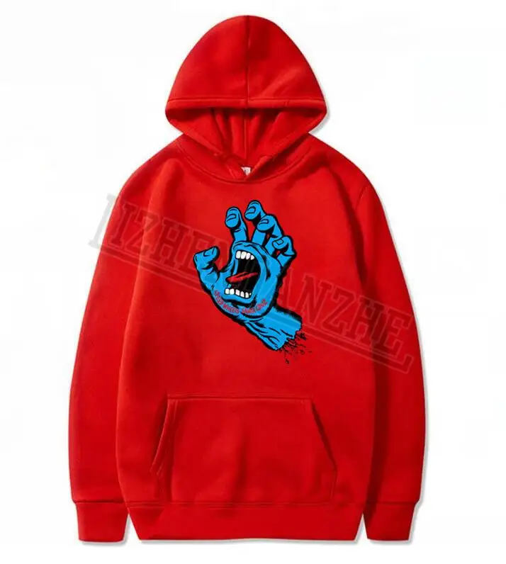 Синяя толстовка с изображением зомби топы хлопок большая скидка новое