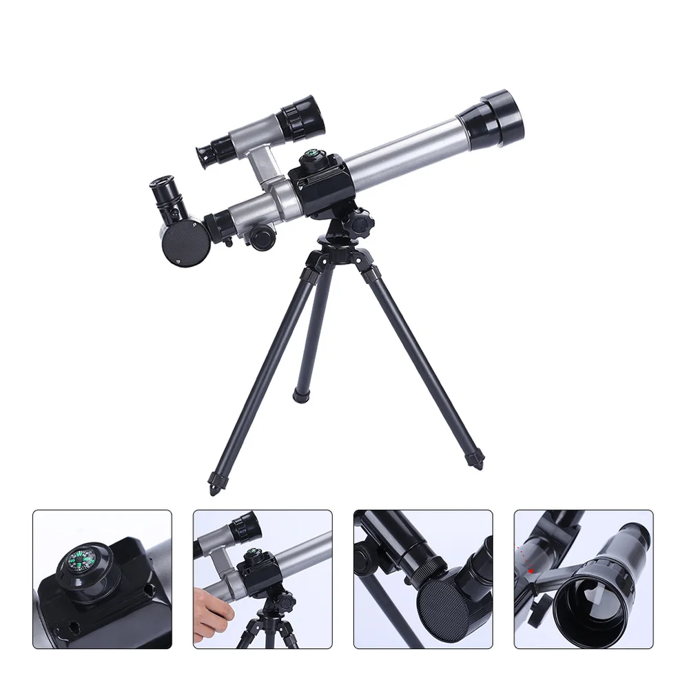 

Kids Telescope Rotatable Stargazing Monocular Telescope with Finder Scope