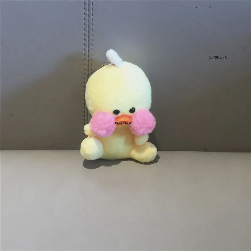 Игрушечная утка прибл. 5 12 см Милая желтая плюшевая игрушка брелок плюшевые
