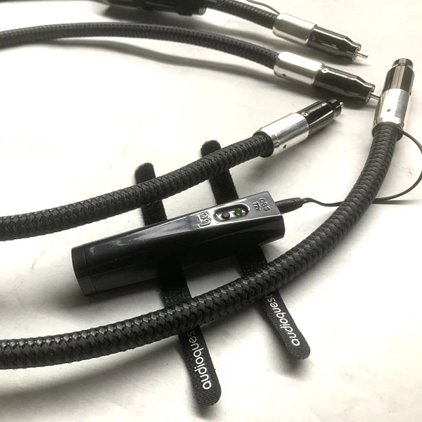 Hi Fi высококачественный аудиофил дикий серебряный кабель RCA соединительный с 72 в