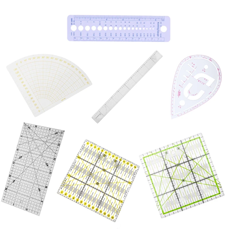 1 шт. пластиковая изогнутая Метрическая линейка для шитья измерительная