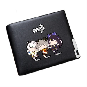 Кошелек Honkai Impact 3, Длинный кошелек с изображением аниме, кианы касланы для косплея, Длинный кошелек с держателем для карт из мультфильма, из искусственной кожи, кошелек для монет