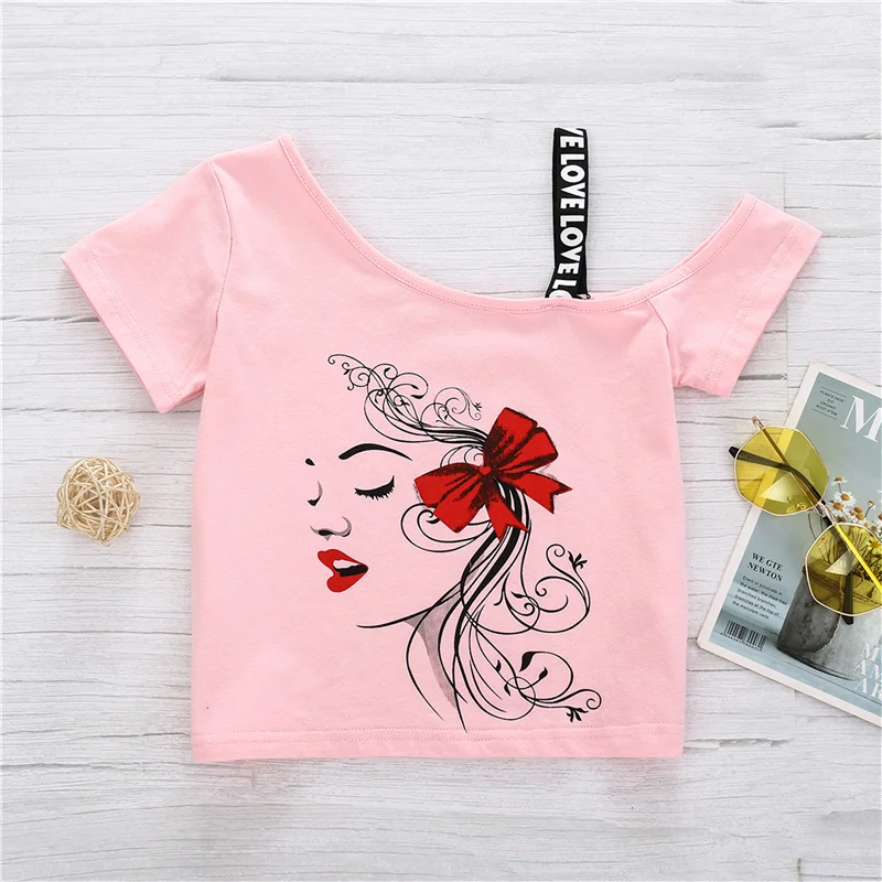 2 шт. Детские комплекты одежды для девочек летняя детская одежда с цветочным