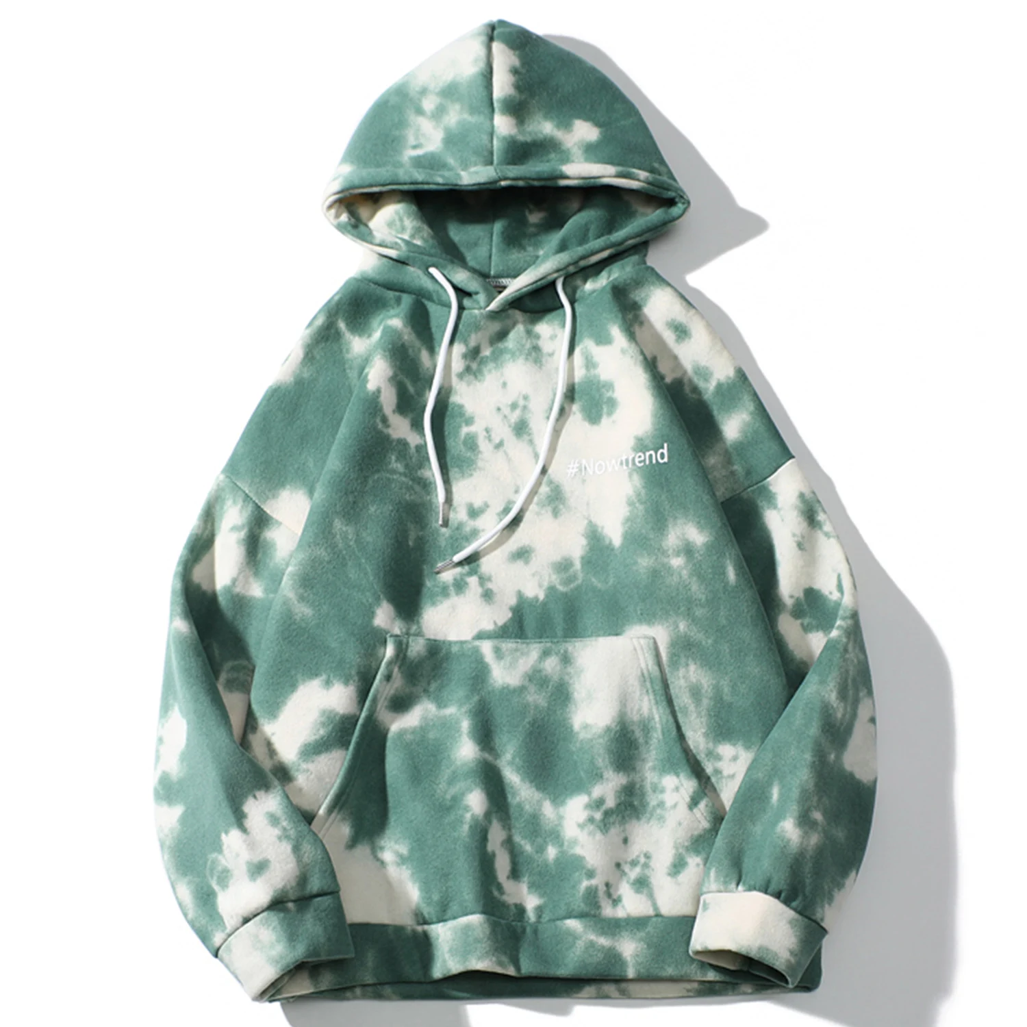 Aelfric Eden Tie Dying Толстые мужские толстовки с капюшоном 2019 зима Harajuku Повседневный