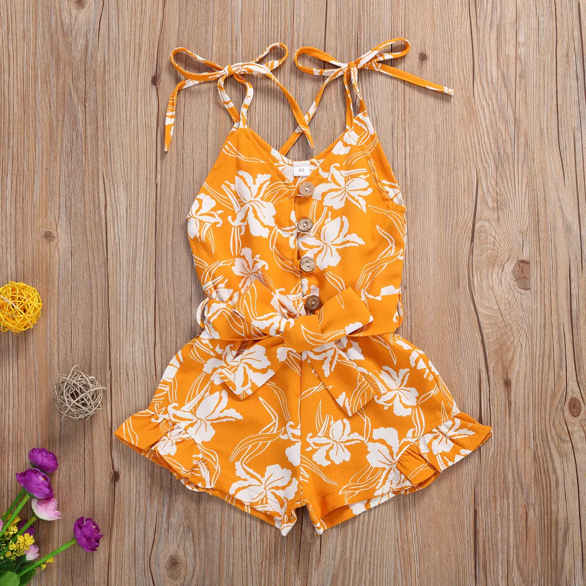 Детская летняя одежда свежие короткие комбинезоны без рукавов на тонких