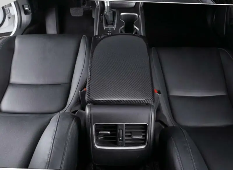 

Black Carbon Fiber Covers Center Console For Honda Accord Panel Parts 2018-2020 ABS