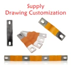 Гибкая шина на заказ 1P 2P 1S 4S 8S 16S 3,2 V Lifepo4 аккумуляторная батарея 3,7 V соединитель никелевая пластина из чистой меди