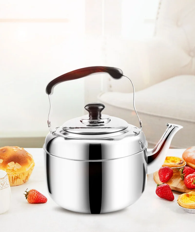 

Stainless Steel Large Capacity Kettle Thickened Sounding Kettle Household Gas Gas Induction Cooker Teapot Electric Kettle Kettle
