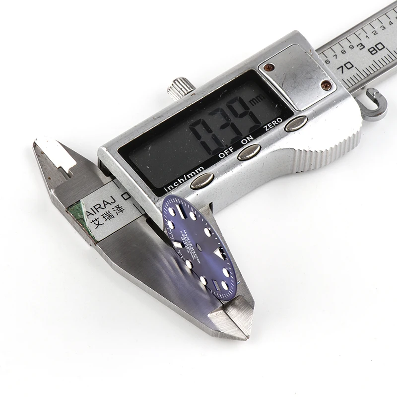 

28.5mm watch Dial Insert Parts fit for NH35/NH36 automatic Movement for Watch Green Luminous Accessories