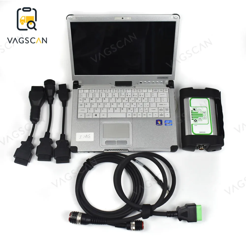 

Toughbook CF-C2 CF C2 Construction equipment for Vocom 88890300 Premium Tech Tool PTT 2.7 truck diagnostic Scanner